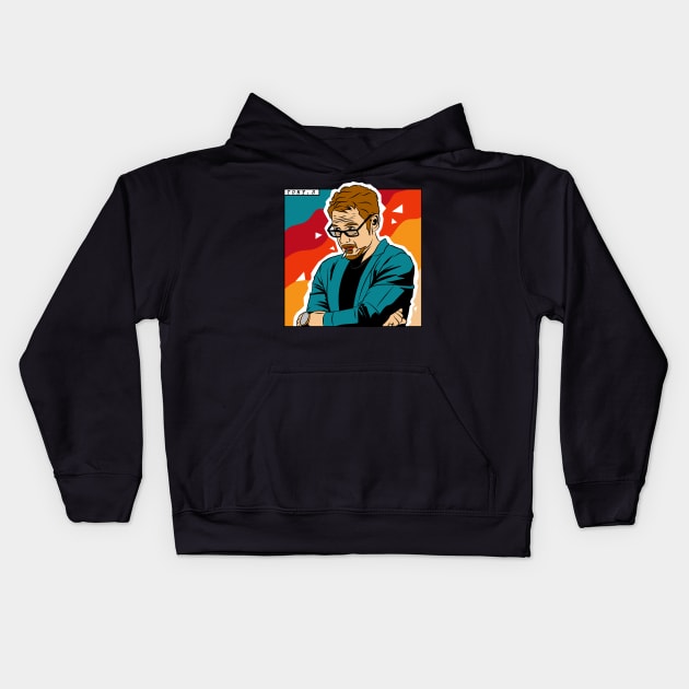 most famous superhero Kids Hoodie by super villain